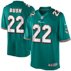 Nike Reggie Bush Miami Dolphins Youth The Limited Jersey - Aqua