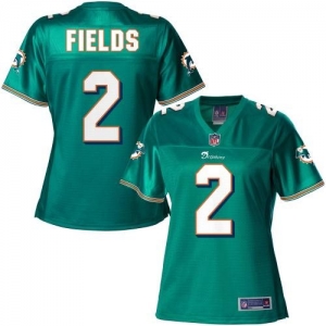 Pro Line Women's Miami Dolphins Brandon Fields Team Color Jersey