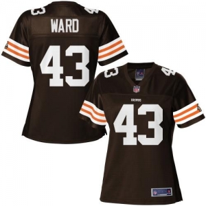 Pro Line Women's Cleveland Browns T.J. Ward Team Color Jersey