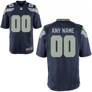 Nike Men's Seattle Seahawks Customized Team Color Game Jersey -