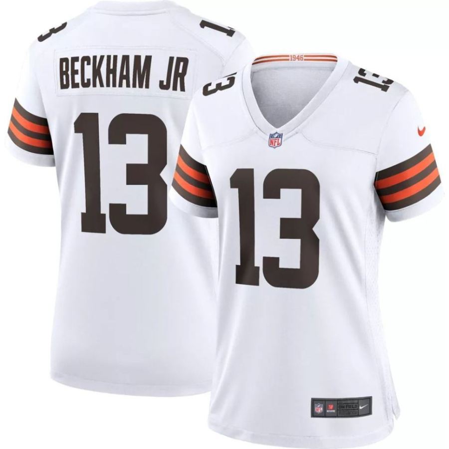 Nike Women's Cleveland Browns Odell Beckham Jr. #13 White Game J