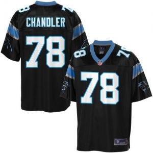 Pro Line Men's Carolina Panthers Nate Chandler Team Color Jersey