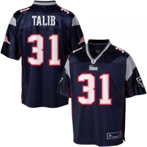 Pro Line Men's New England Patriots Aqib Talib Team Color Jersey