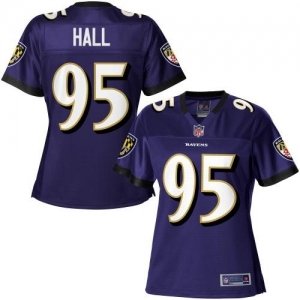 Pro Line Women's Baltimore Ravens Bryan Hall Team Color Jersey