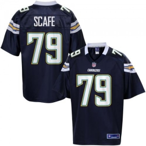 Pro Line Men's San Diego Chargers Scafe Team Color Jersey