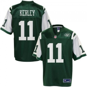 Pro Line Men's New York Jets Jeremy Kerley Team Color Jersey