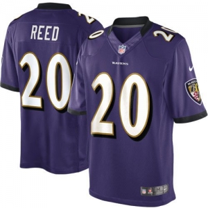 Nike Ed Reed Baltimore Ravens Youth The Limited Jersey - Purple