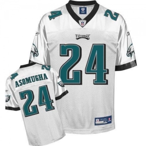 Reebok Philadelphia Eagles Nnamdi Asomugha Replica White Jersey