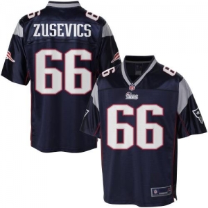 Pro Line Men's New England Patriots Markus Zusevics Team Color J