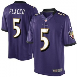 Nike Joe Flacco Baltimore Ravens Elite Jersey - Purple