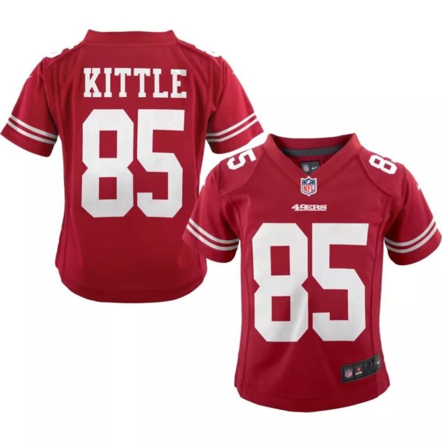 Nike Toddler San Francisco 49ers George Kittle #85 Red Game Jers