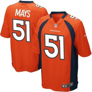 Nike Joe Mays Denver Broncos Youth Game Jersey - Orange