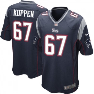 Nike Dan Koppen New England Patriots Youth Game Jersey - Navy Bl