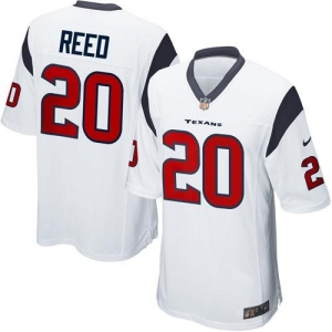 Nike Ed Reed Houston Texans Game Jersey - White