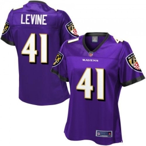 Pro Line Women's Baltimore Ravens Anthony Levine Team Color Jers