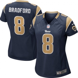 Nike Sam Bradford St. Louis Rams Women's Game Jersey - Navy Blue