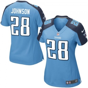 Nike Women's Tennessee Titans Chris Johnson Game Team Color Jers