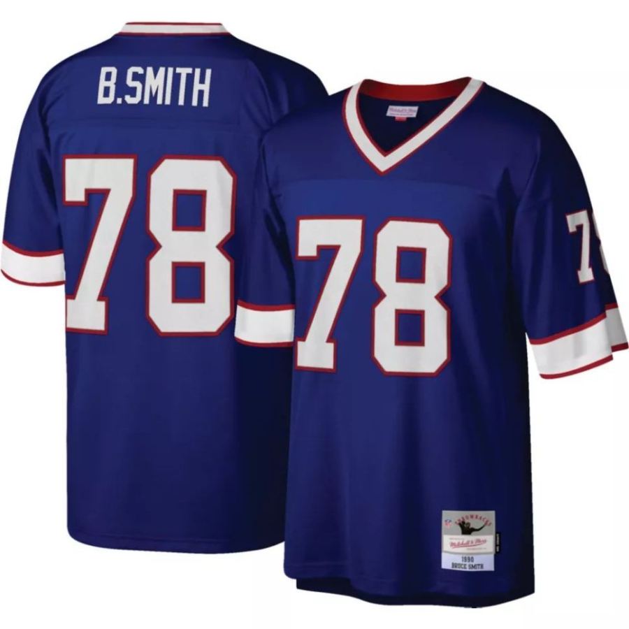 Mitchell & Ness Men's Buffalo Bills Bruce Smith #78 1990 Jersey