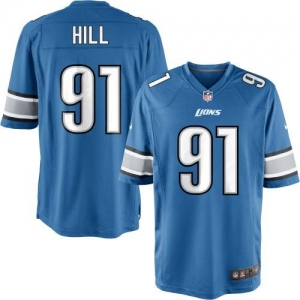 Nike Youth Detroit Lions Sammie Hill Team Color Game Jersey