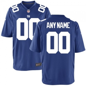 Nike New York Giants Custom Game Jersey - Royal Blue