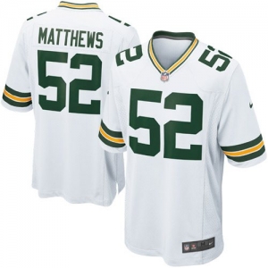 Nike Clay Matthews Green Bay Packers Game Jersey - White