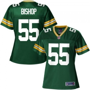 Pro Line Women's Green Bay Packers Desmond Bishop Team Color Jer