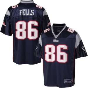 Pro Line Men's New England Patriots Daniel Fells Team Color Jers