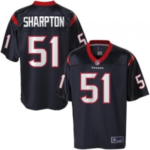 Pro Line Men's Houston Texans Darryl Sharpton Team Color Jersey