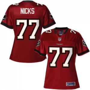 Pro Line Women's Tampa Bay Buccaneers Carl Nicks Team Color Jers