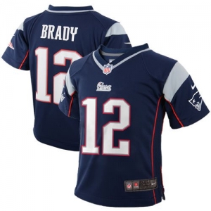 Nike Tom Brady New England Patriots Infant Game Jersey - Navy Bl