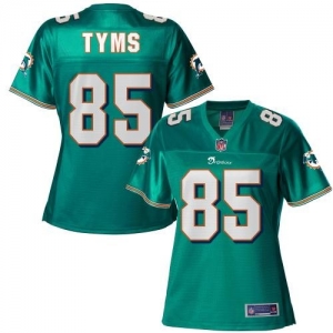 Pro Line Women's Miami Dolphins Brian Tyms Team Color Jersey