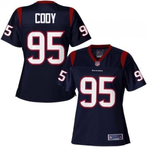 Pro Line Women's Houston Texans Shaun Cody Team Color Jersey