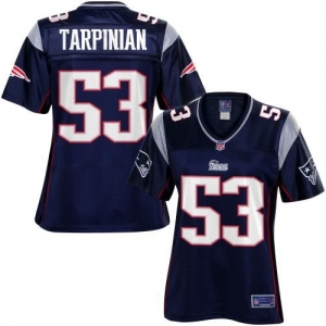 Pro Line Women's New England Patriots Jeff Tarpinian Team Color