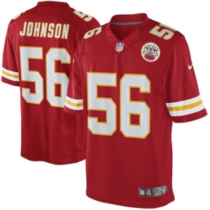 Nike Derrick Johnson Kansas City Chiefs Limited Jersey - Red