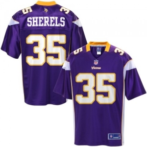 Pro Line Men's Minnesota Vikings Marcus Sherels Team Color Jerse