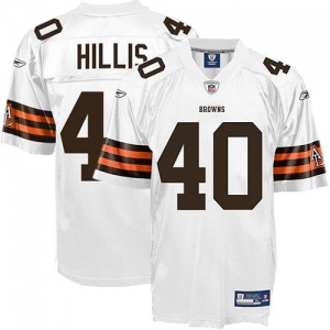 Reebok Peyton Hillis Cleveland Browns Replica Jersey - White