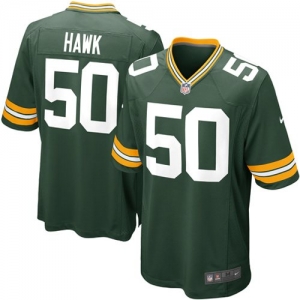 Nike A.J. Hawk Green Bay Packers Game Jersey - Green