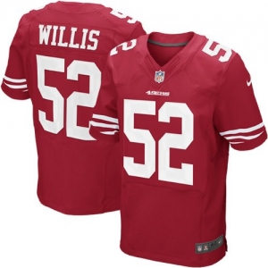 Nike Patrick Willis San Francisco 49ers Elite Jersey - Scarlet