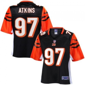 Pro Line Women's Cincinnati Bengals Geno Atkins Team Color Jerse