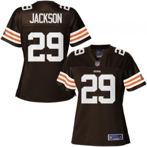 Pro Line Women's Cleveland Browns Brandon Jackson Team Color Jer