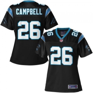 Pro Line Women's Carolina Panthers D.J. Campbell Team Color Jers