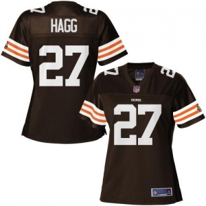 Pro Line Women's Cleveland Browns Eric Hagg Team Color Jersey