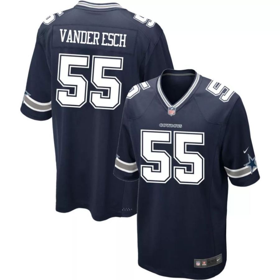 Nike Youth Dallas Cowboys Leighton Vander Esch #55 Navy Game Jer