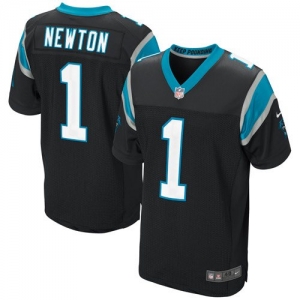 Nike Cam Newton Carolina Panthers Elite Jersey - Black