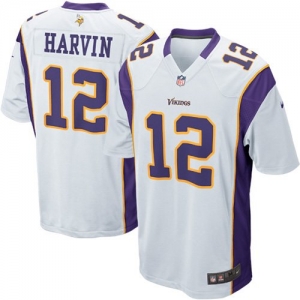 Nike Percy Harvin Minnesota Vikings Game Jersey - White