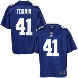 Pro Line Men's New York Giants Ryan Torain Team Color Jersey