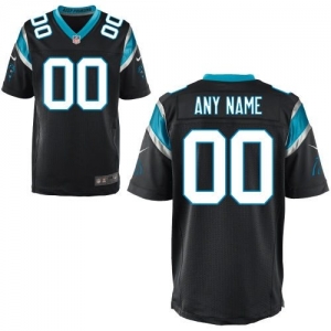 Nike Carolina Panthers Customized Elite Jersey - Black