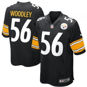 Nike LaMarr Woodley Pittsburgh Steelers Game Jersey - Black