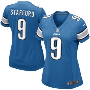 Nike Matt Stafford Detroit Lions Women's Game Jersey - Light Blu