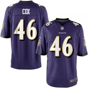 Nike Youth Baltimore Ravens Morgan Cox Team Color Game Jersey